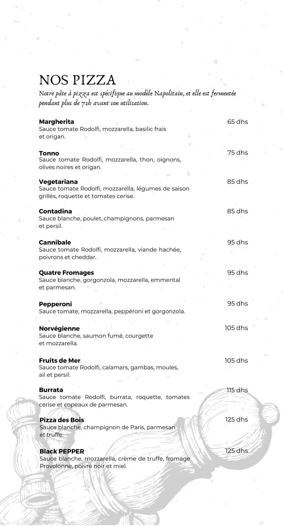 MENU Black Pepper Meknes 2024 Les meilleurs Restaurants à Meknes EAT.MA